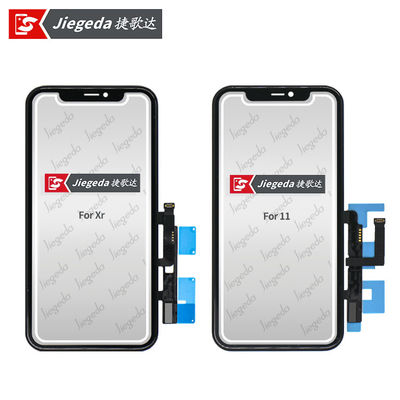 LCD 모바일 터치 패널 앞 유리 아이폰 11 OEM 화면 디지털
